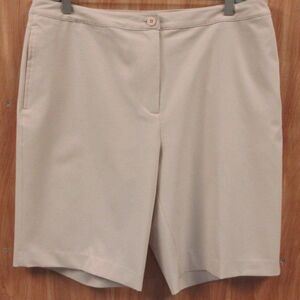 EP PRO TOUR TECH Jacq Golf Shorts Women's Size 12 Comfort Stretch Tan‎ Shorts